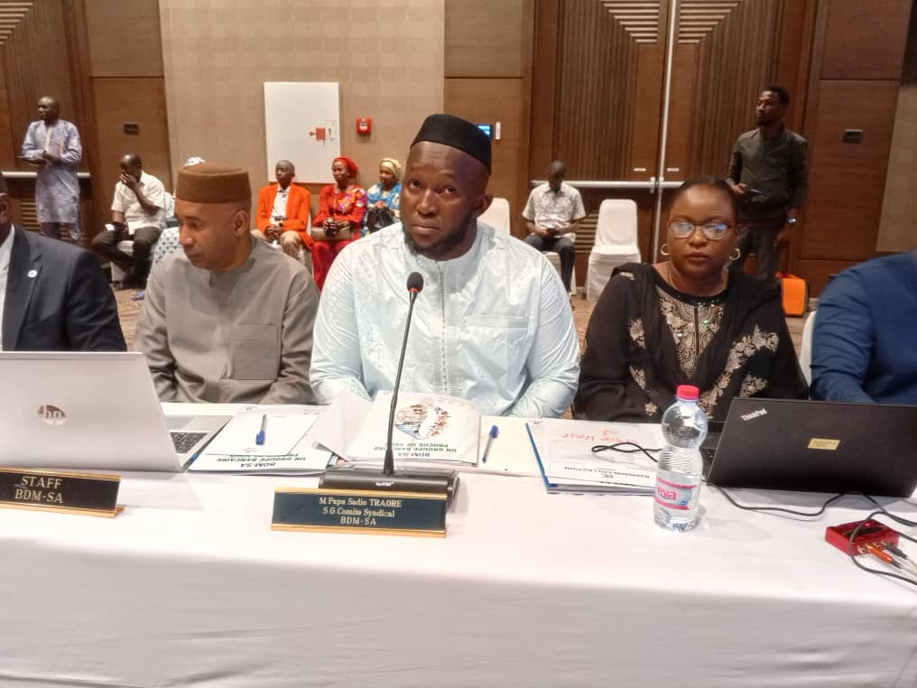 83è session du conseil d’administration de la BDM-SA:  Mot du secrétaire général du comité syndical